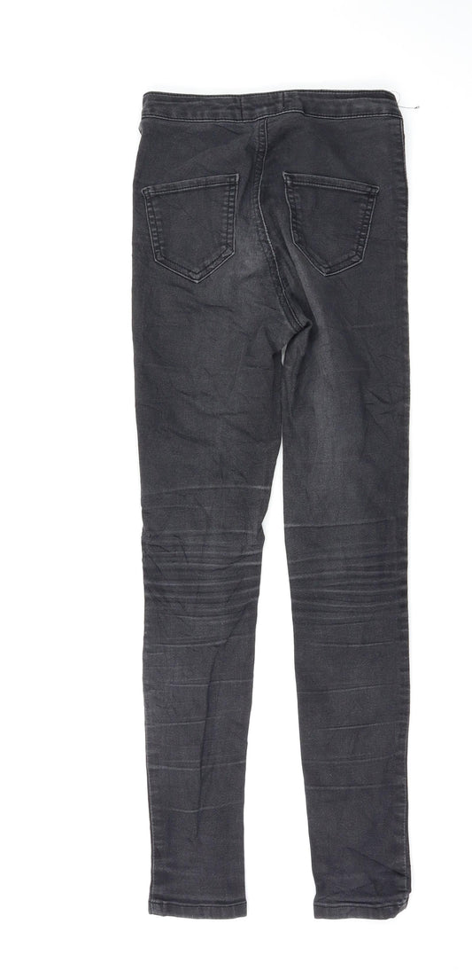 Miss Selfridge Womens Black Skinny Jeans Size 4 L27 in