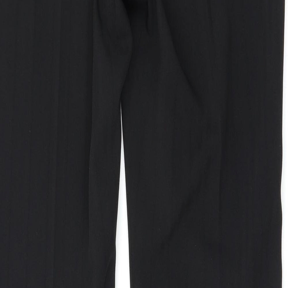 bay Womens Black Trousers Size 10 L31 in