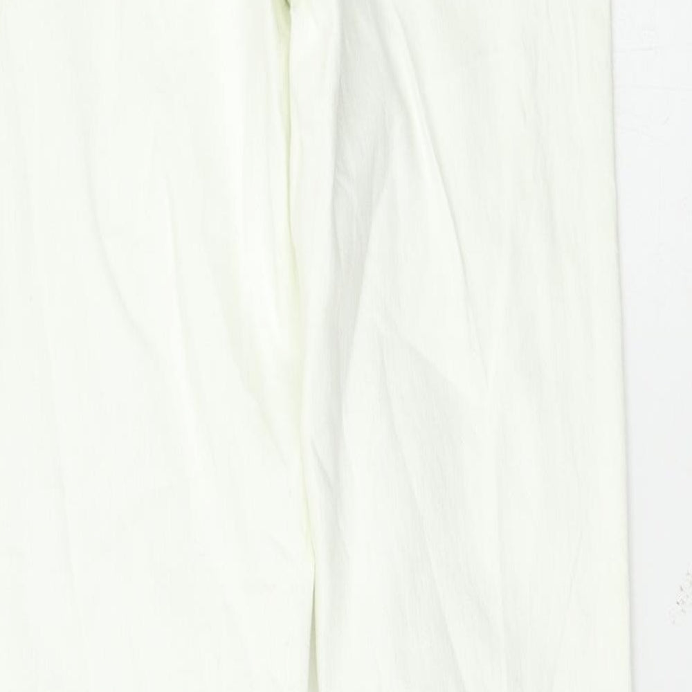 Womens UK Size 26 Diverse Regular Fit Skinny White Jeans
