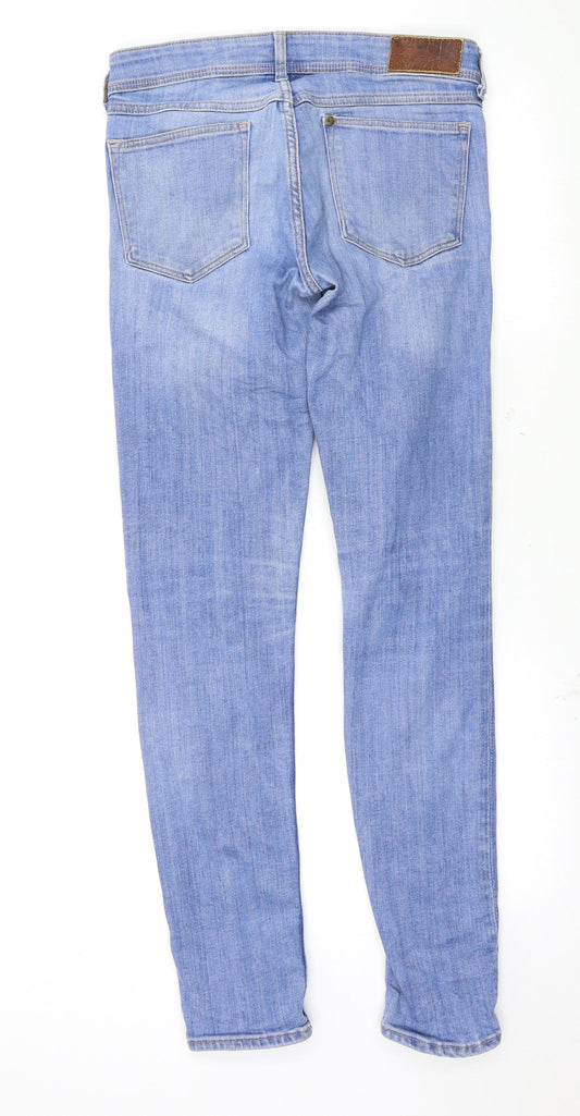 H&M Womens Blue Skinny Jeans Size 27 L30 in