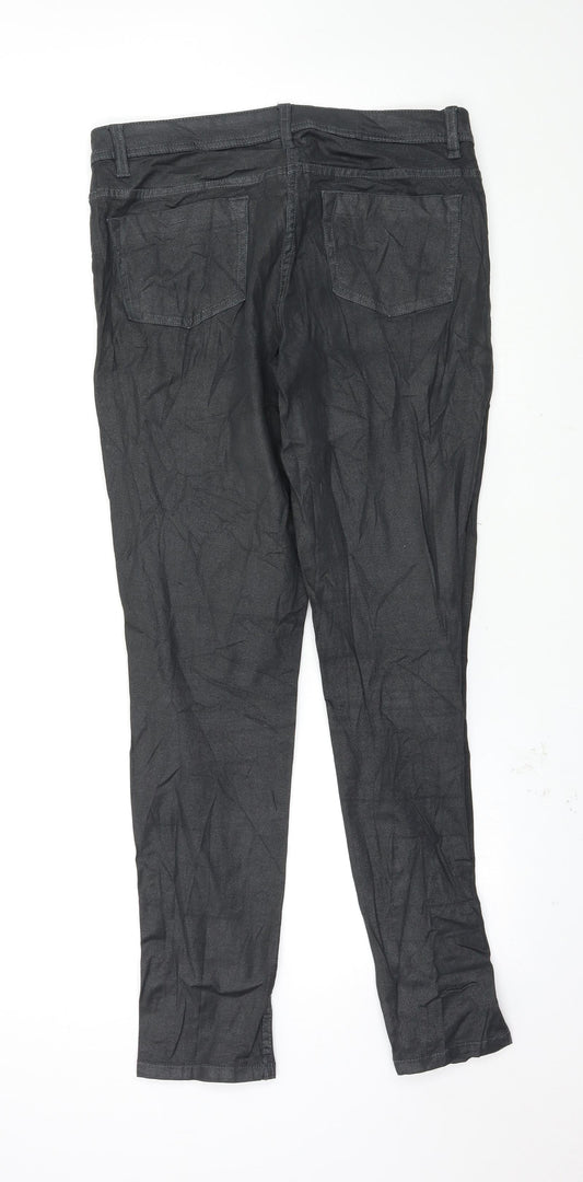 Womens UK Size 12 UpFashion Regular Fit Skinny Black Jeans