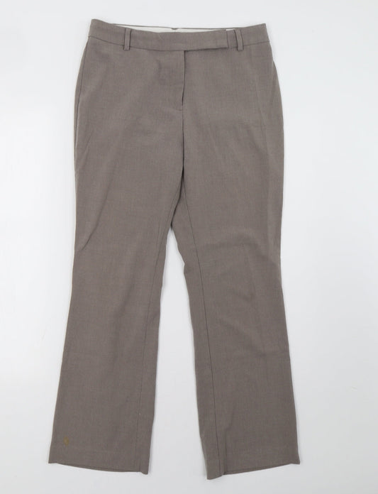 Womens UK Size 10 Marks and Spencer Regular Fit Grey Trousers