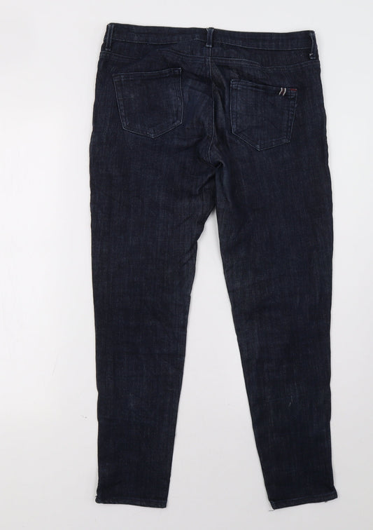 Mango Womens Blue   Straight Jeans Size 32 L28 in
