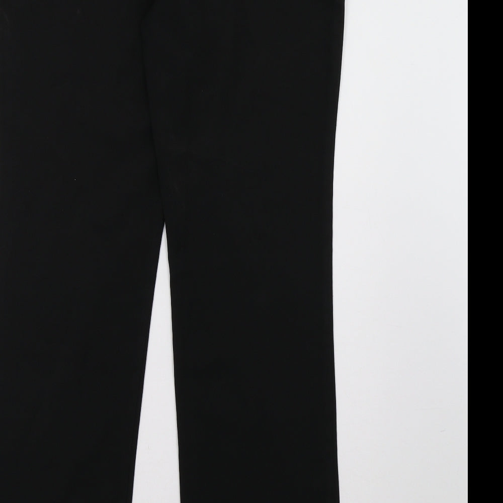 matal Womens Black Trousers Size 10 L30 in