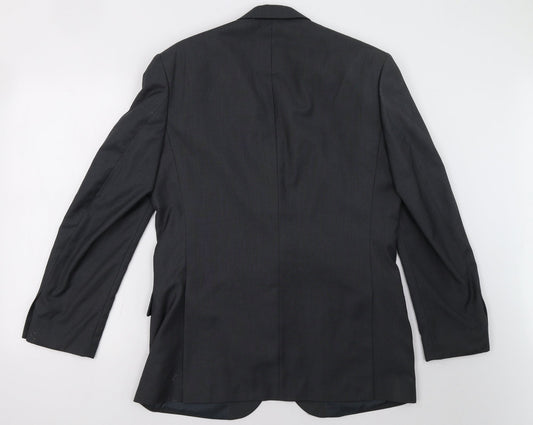 Mens UK Size 40 Burton Regular Grey Suit 3 Piece