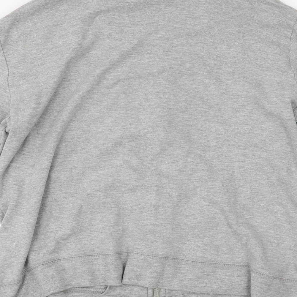 Brand and care label for Tu women’s grey jacket, size UK 16
