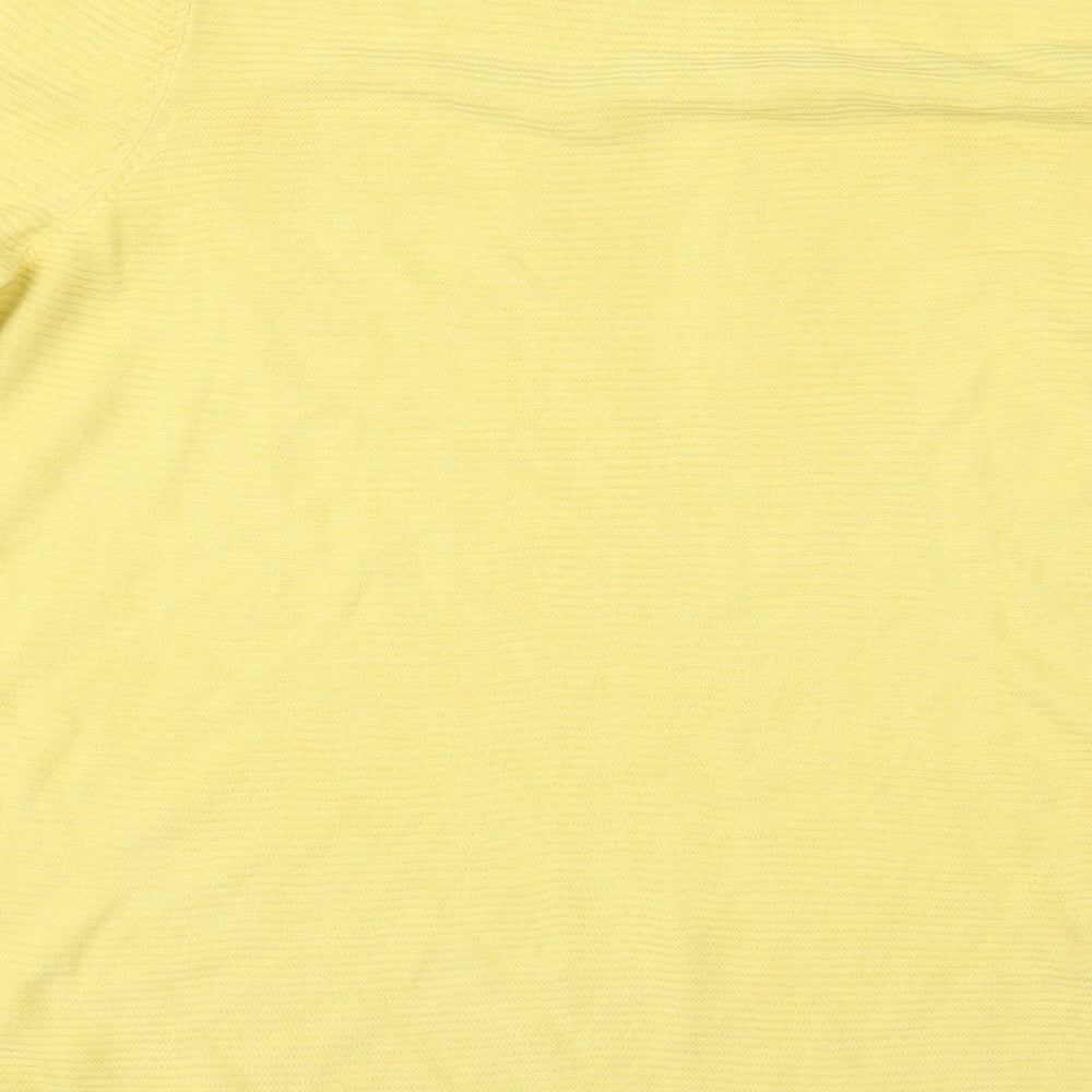 Womens UK Size 16 Marks and Spencer Yellow Pullover Jumper