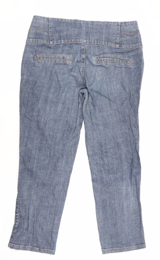 Vila Clothes Mens Blue Cropped Jeans Size 31 L25 in