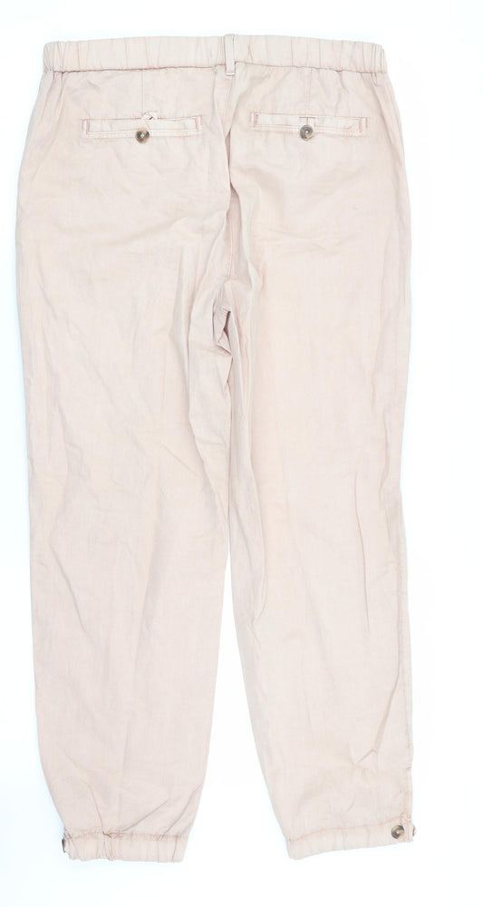 Womens UK Size 8 Preworn Regular Fit Jogger Pink Trousers