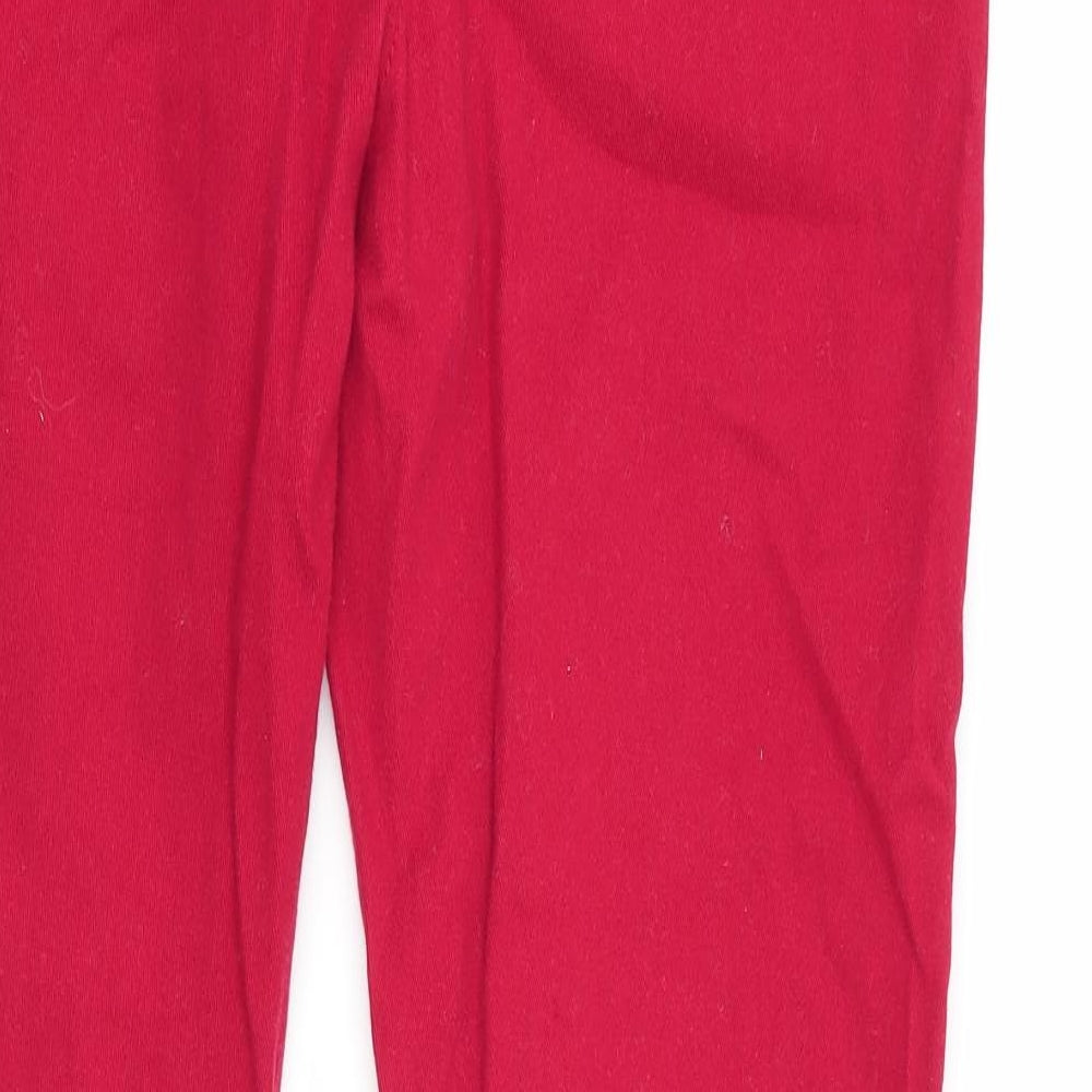 M&Co Womens Red   Straight Jeans Size 10 L27 in