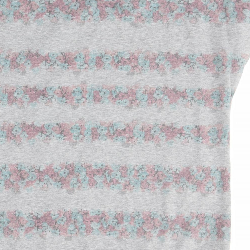 M&S Womens Grey Basic T-Shirt Size 12