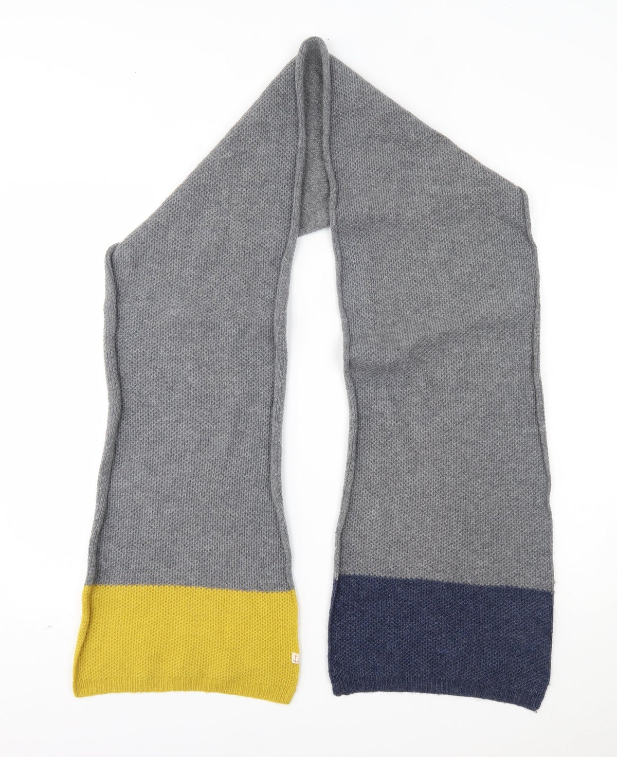 Front view of Preworn women’s grey scarf