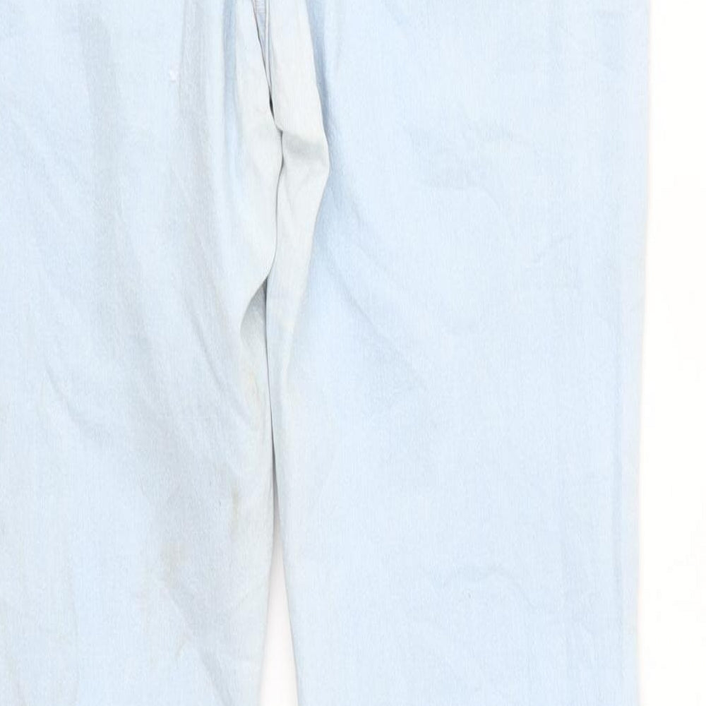 Bershka Womens Blue Skinny Jeans Size 14 L28 in