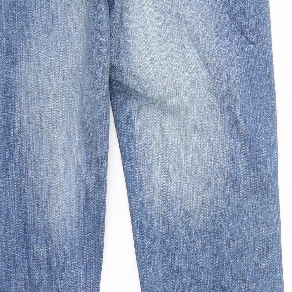 clullin Womens Blue Straight Jeans Size 6 L30 in