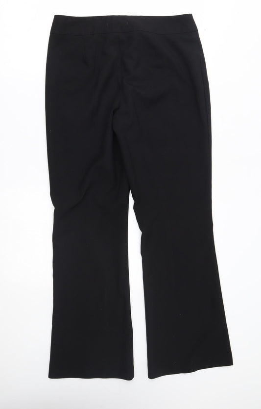 George Womens Black Trousers Size 10 L31 in