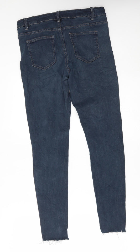NEXT Womens Blue Skinny Jeans Size 12 L26 in