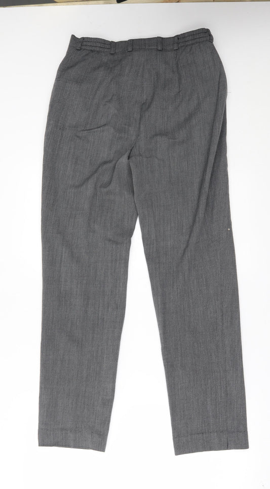 eugen klein Womens Grey Trousers Size 10 L29 in