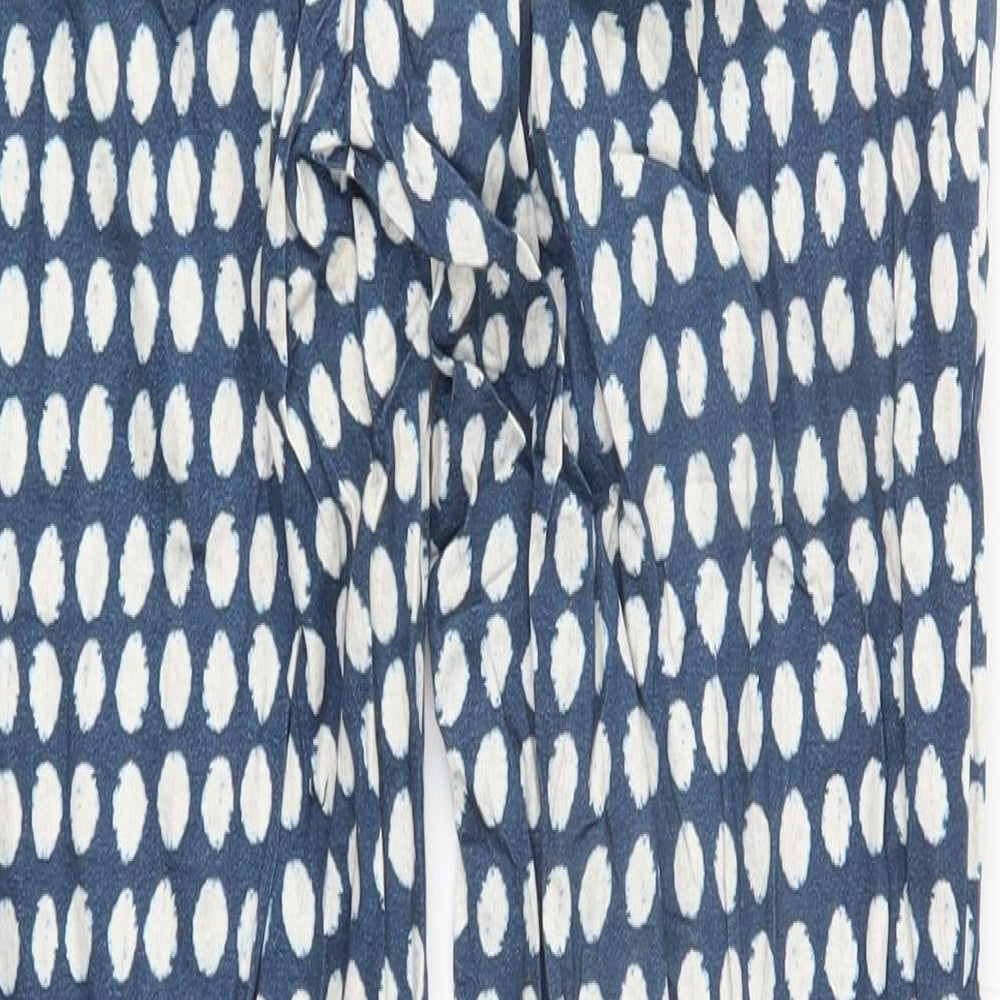 Womens UK Size 6 H&M Regular Fit Blue Trousers