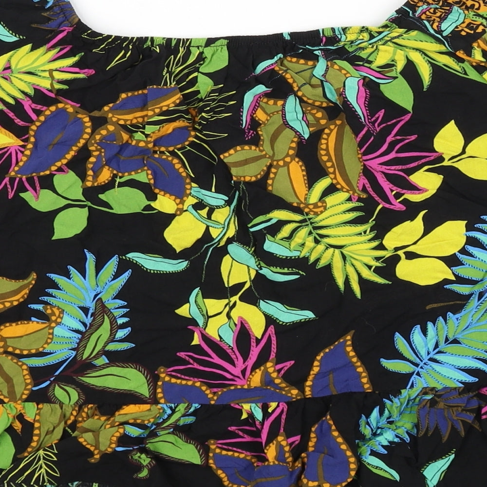 Womens UK Size Preworn Black Basic Blouse
