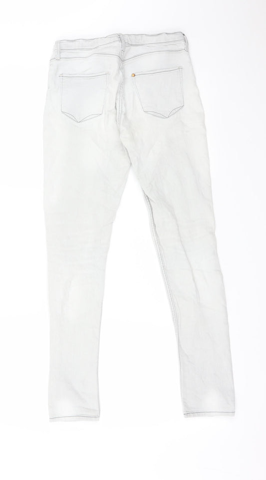 &DENIM Girls Grey   Skinny Jeans Size 12 Years