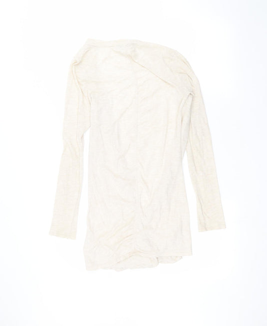 Womens UK Size 10 Miss Selfridge Beige Cardigan Jumper