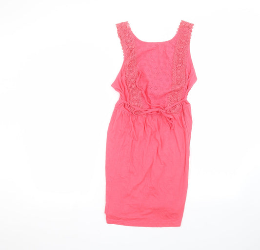 Additional front view of Atmosphere women’s pink a-line, size UK 10