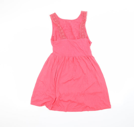 Atmosphere Womens Pink A-Line Size 10