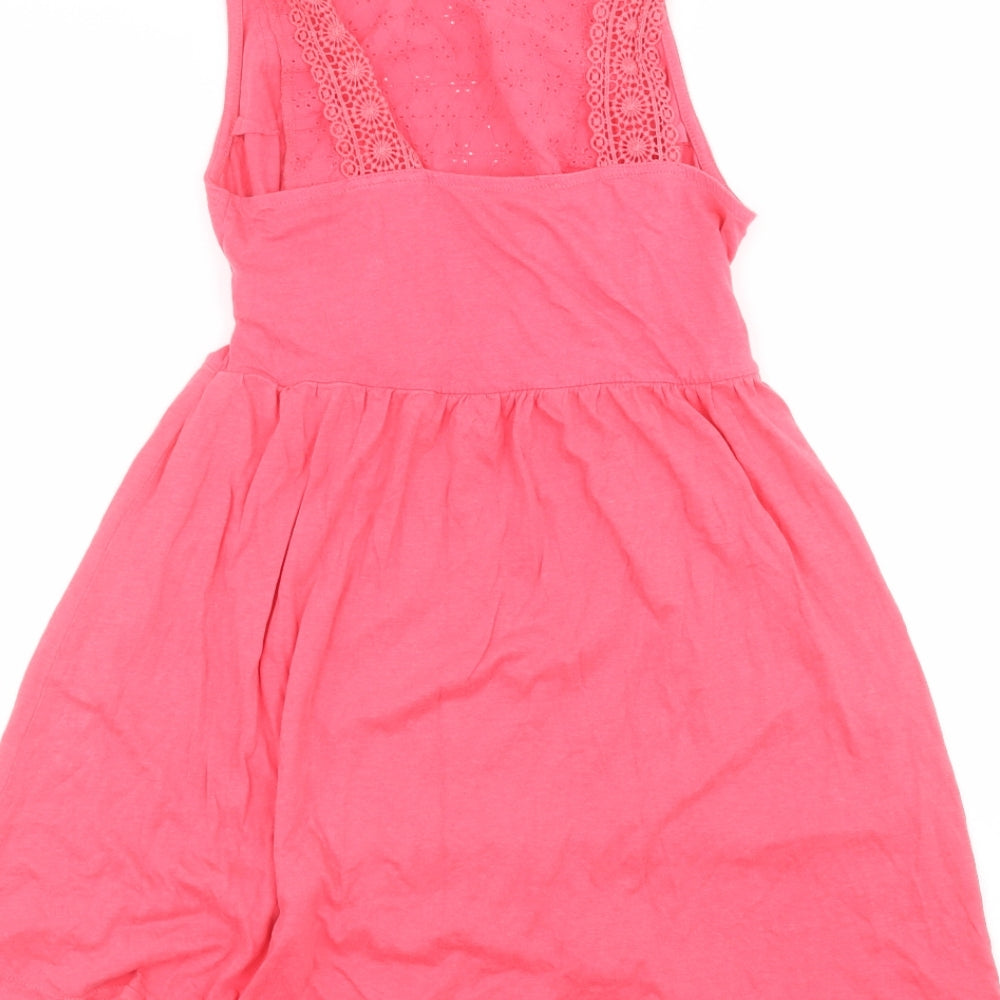 Atmosphere Womens Pink A-Line Size 10