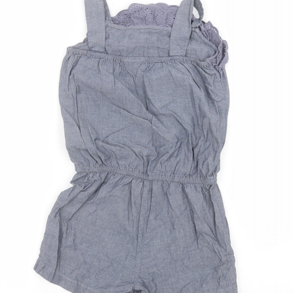 NEXT Girls Blue Jumpsuit One-Piece Size 6 Years