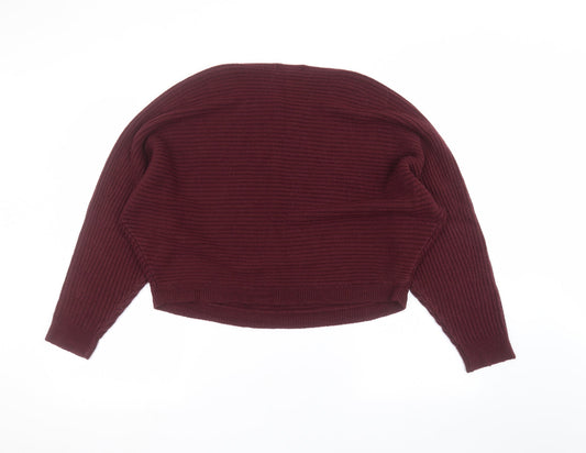 Womens UK Size M New Look Purple Pullover Jumper