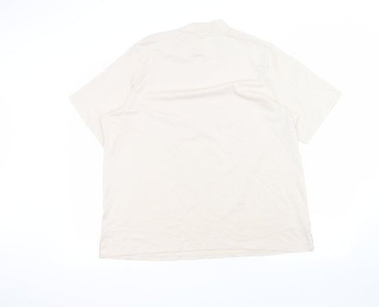 George Womens Beige Basic T-Shirt Size 16