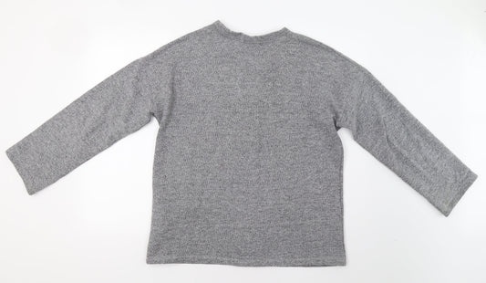 Womens UK Size S Zara Grey Pullover Jumper