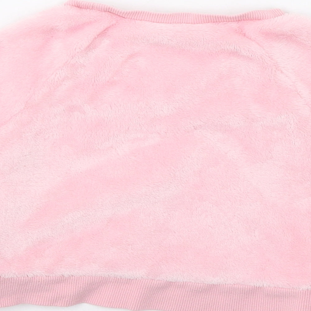 Very Baby Pink Pullover Jumper Size 9-12 Months - Unicorn