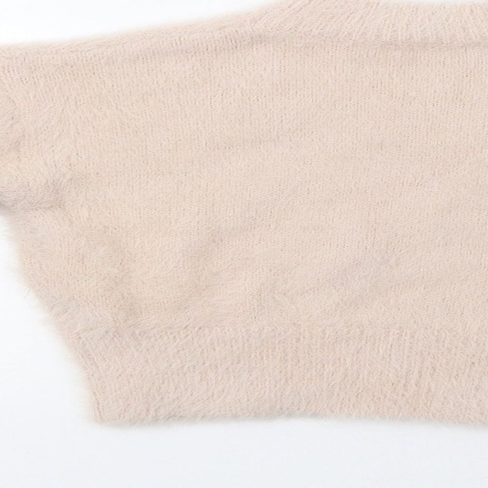 New Look Girls Beige Pullover Jumper Size 10-11 Years