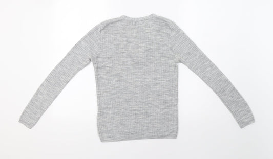 Primark Womens Grey Pullover Jumper Size 10