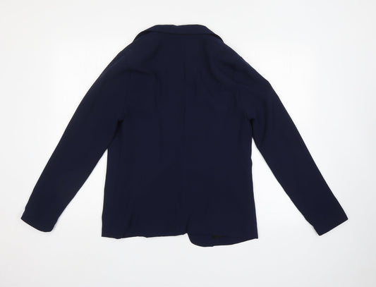 Womens UK Size 10 New Look Regular Blue Suit Jacket