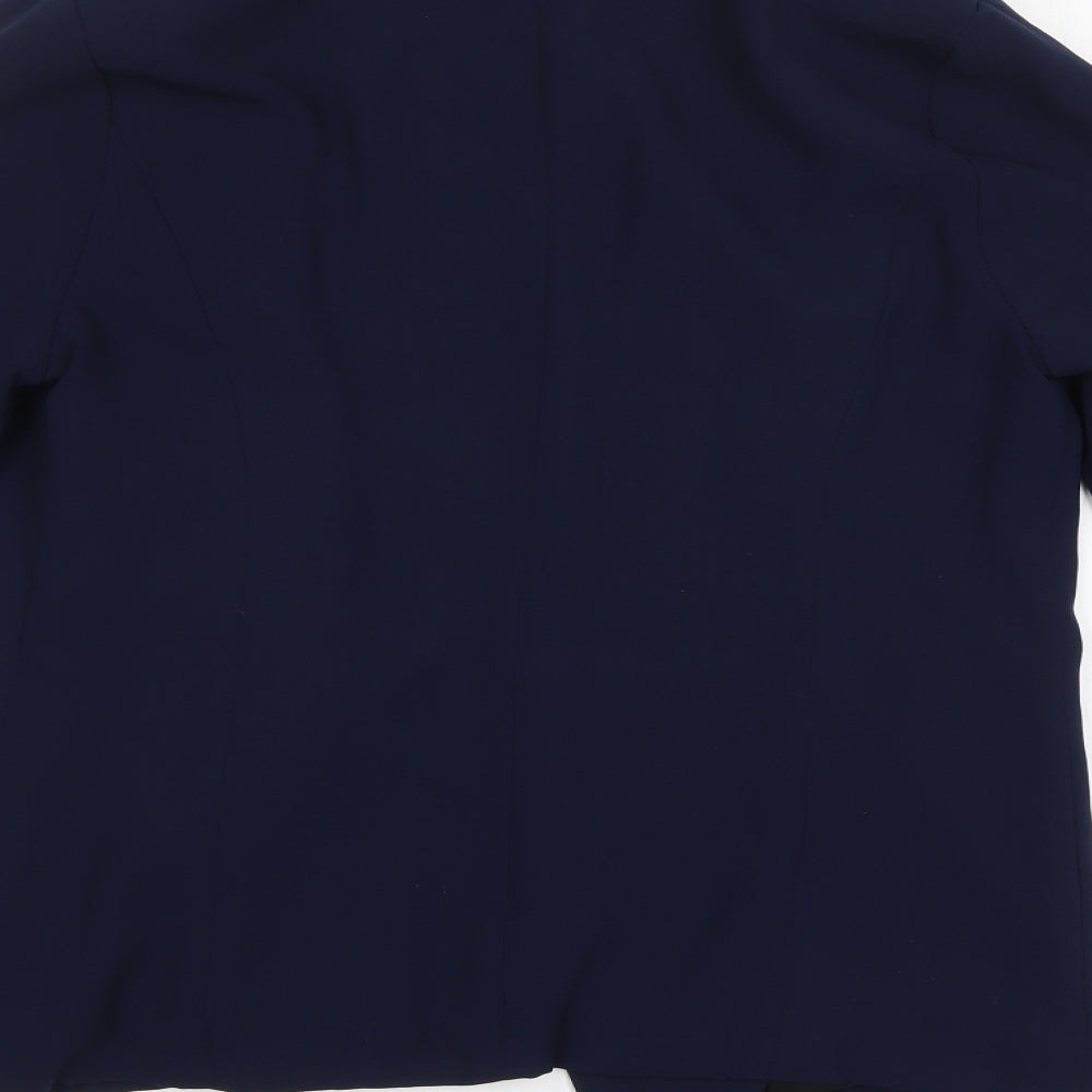 New Look Womens Blue Jacket Suit Jacket Size 10