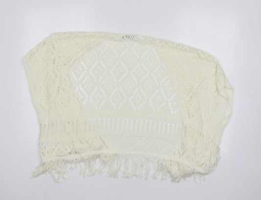 Atmosphere Womens White Shrug Jumper Size 12