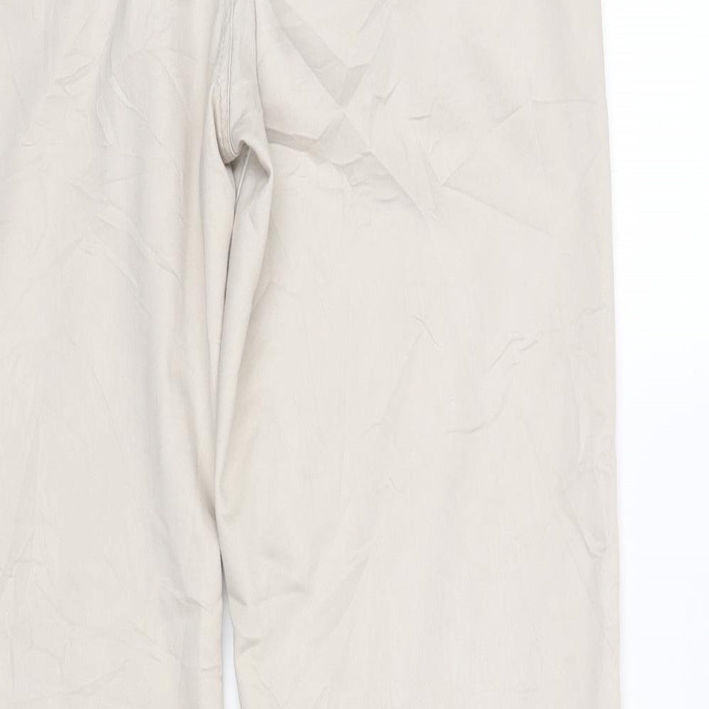 Raymen Womens Beige Chino Trousers Size 38 in L31 in