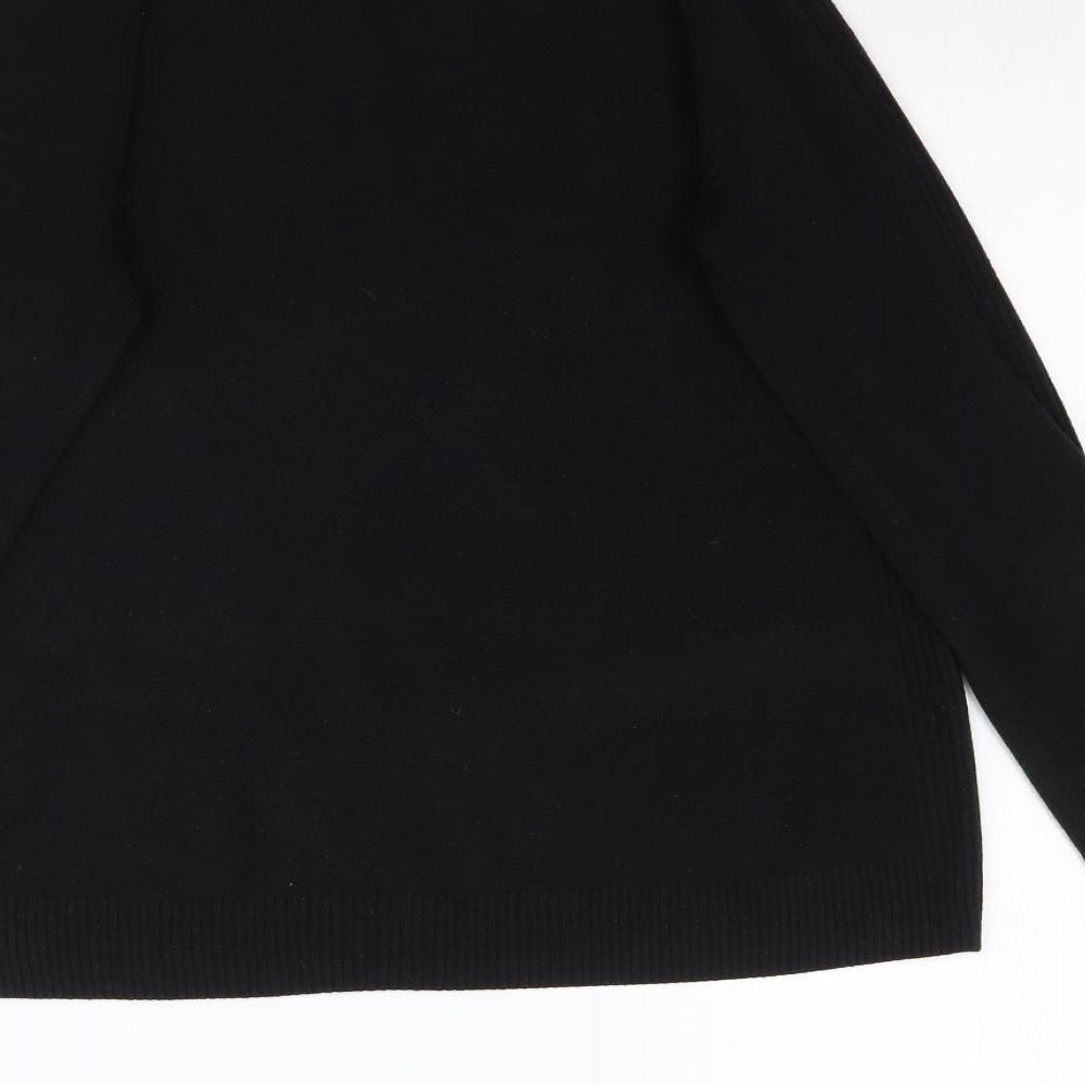 TU Womens Black Knit Pullover Jumper Size 10