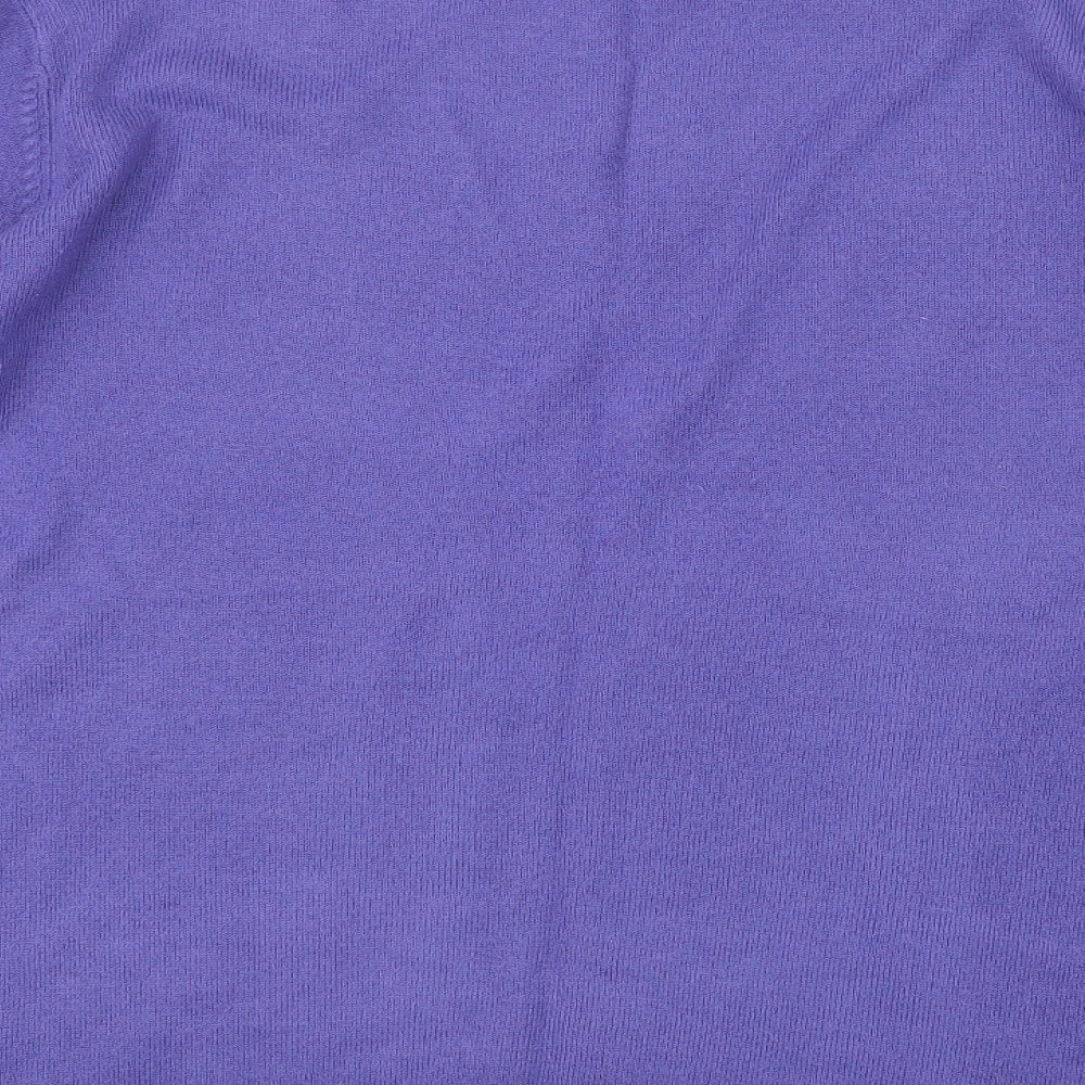 Womens UK Size L BM Purple Pullover Jumper