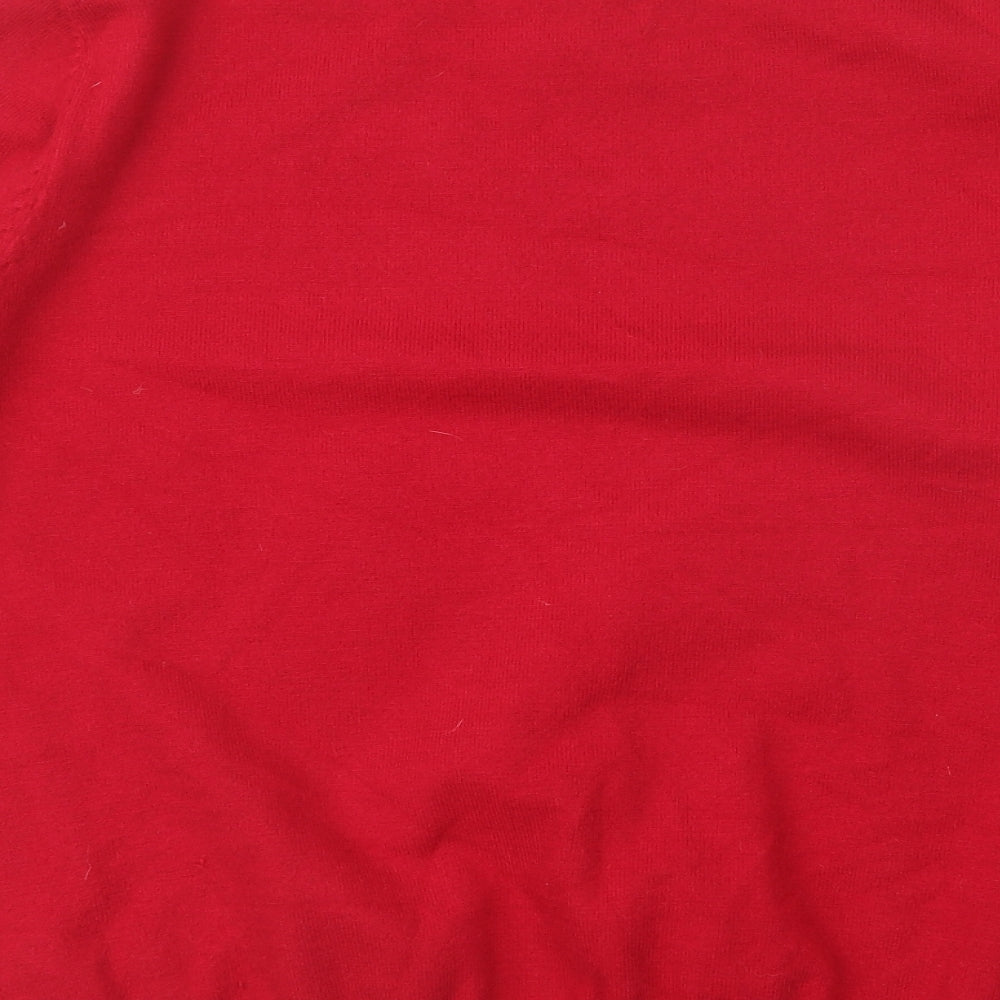 Womens UK Size M Paramour Red Pullover Jumper