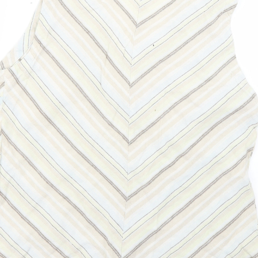 George Womens Multicoloured Striped Basic T-Shirt Size 18