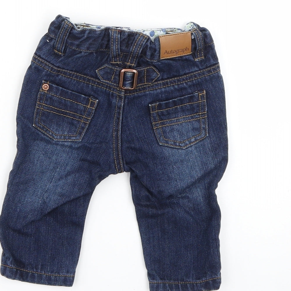 marks Baby Blue Cropped Jeans Size 3-6 Months