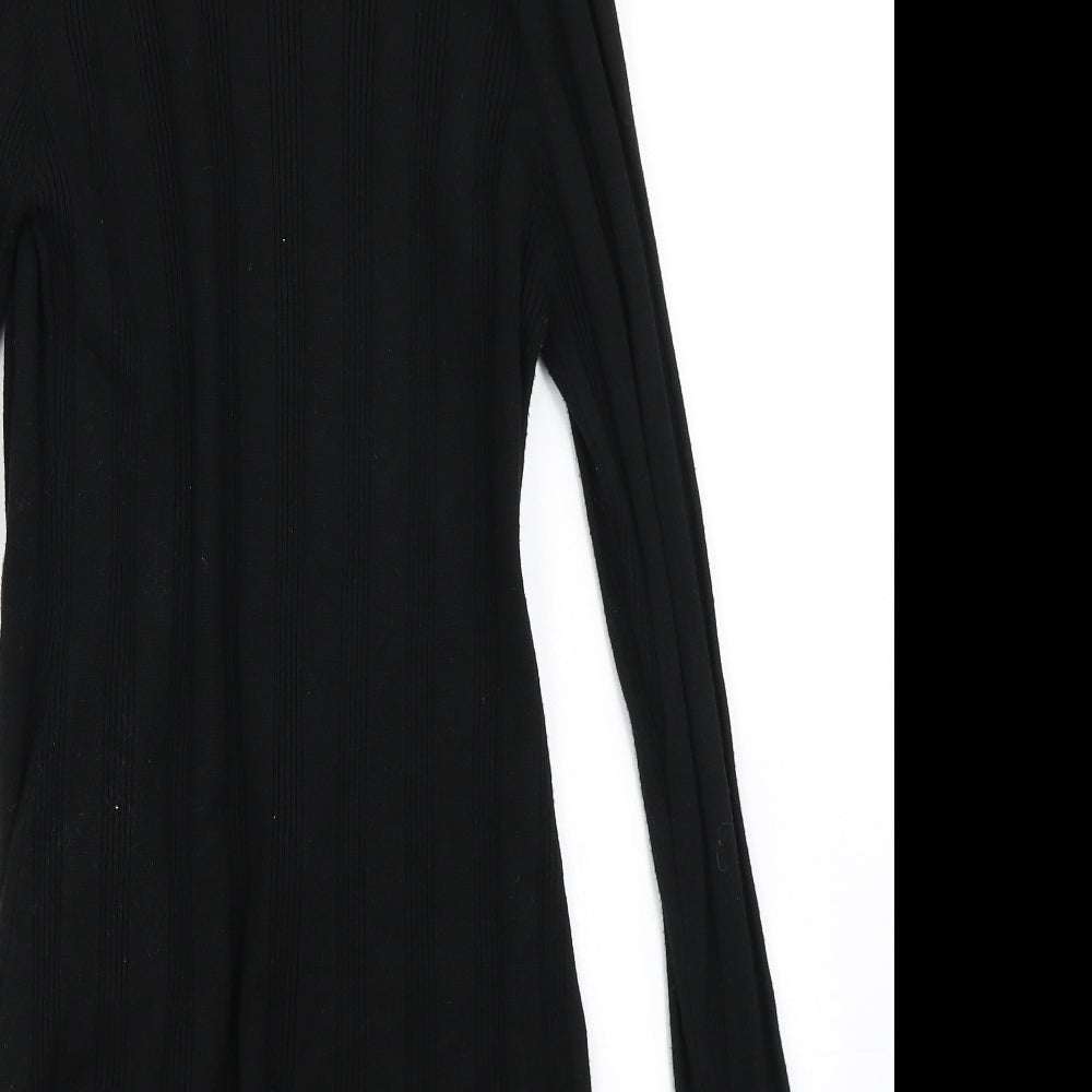 Just Elegance Womens Black Knit Cardigan Jumper Size M