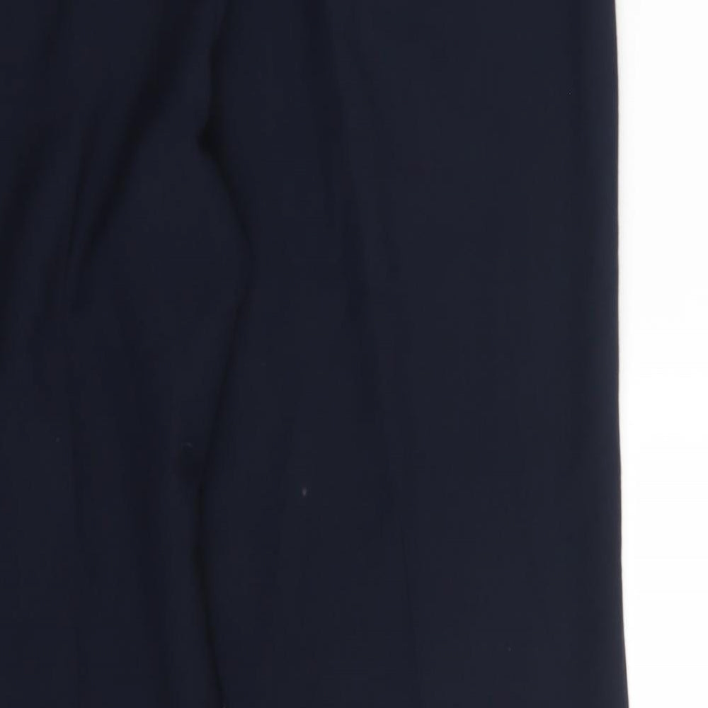 Womens UK Size 16 Vida Vi Regular Fit Dress Pants Blue Trousers