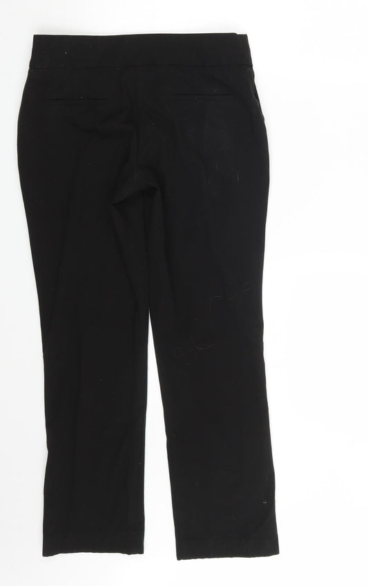 Womens UK Size 28 in Trutex Regular Fit Black Trousers