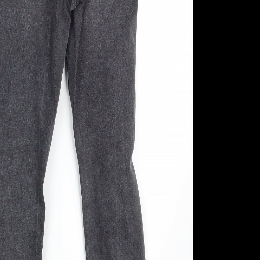 Topshop Womens Grey Denim Skinny Jeans Size 25 in L30 in