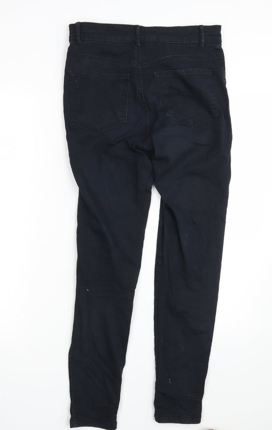 Womens UK Size S BIK BOK Slim Fit Skinny Black Jeans