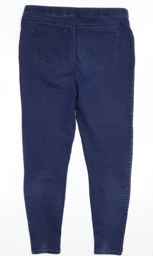 Matalan Womens Blue Denim Jegging Jeans Size 14 L26 in